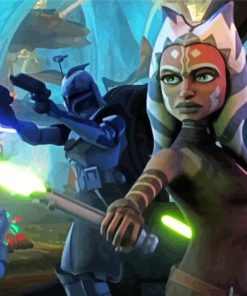 Star Wars Ahsoka Paint By numbers